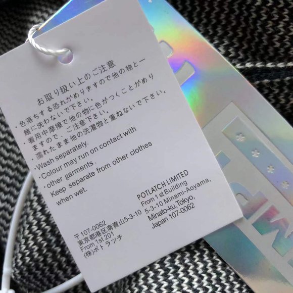 Cavermpt Black Long Sleeve Hoodie White Raven Loose Dropped Shoulders - Picture 2 of 13